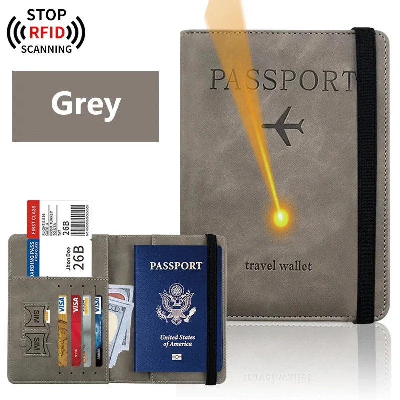 Custom Name Logo Passport Holder Essentials Passport Wallet Cover Case for Travel  Accessories Women/Men Passport Book Holders