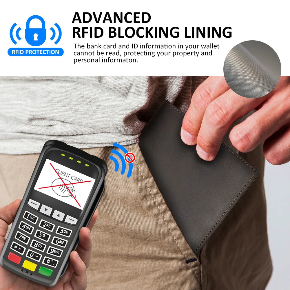 HUMERPAUL Passport Wallt with AirTag for Travel Essentials Crazy Horse Leather  RFID Credit Card Holder Pen Cover Money Bag