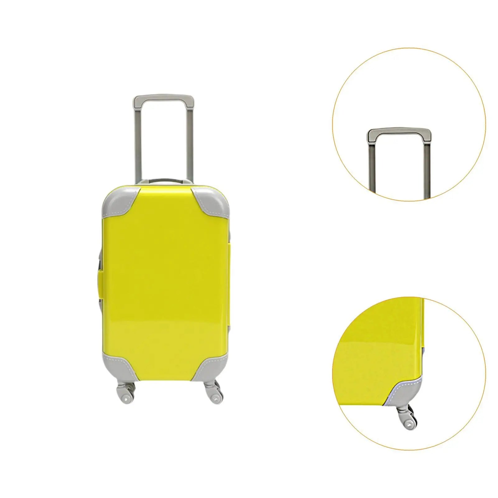 Doll Travel Suitcase for Mini Accessories, Ideal for Kids' Playtime