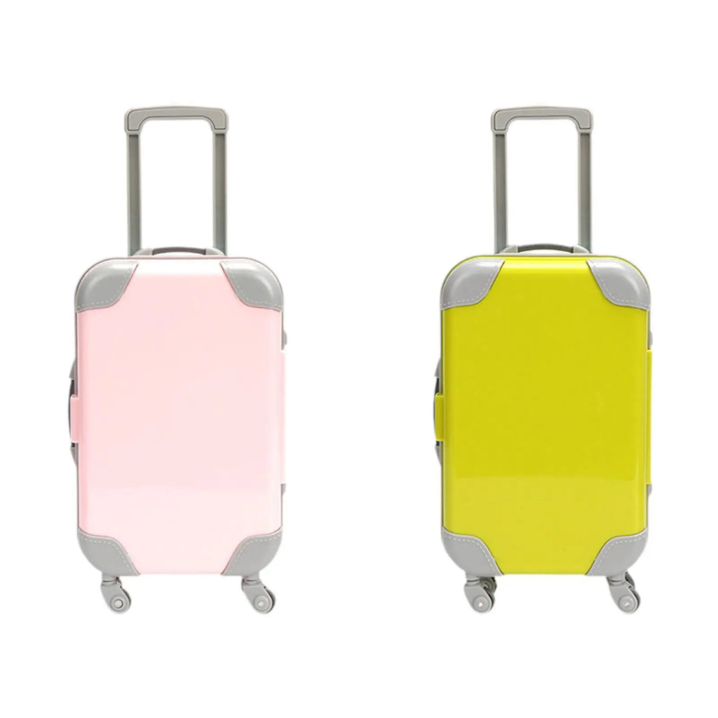 Doll Travel Suitcase for Mini Accessories, Ideal for Kids' Playtime