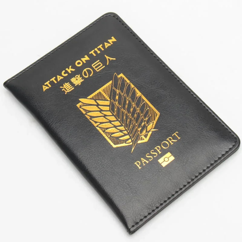 Travel Accessories Anime Passport Holder European American Anime Passport Covers Wallet Leather Passport Cover Travel Id Holder